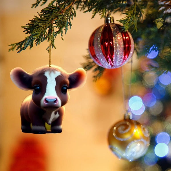 Wholesale Creative Cartoon Acrylic Pendant Car Christmas  Decorations